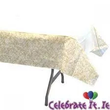 Tablecover - Gold Elegant Scroll