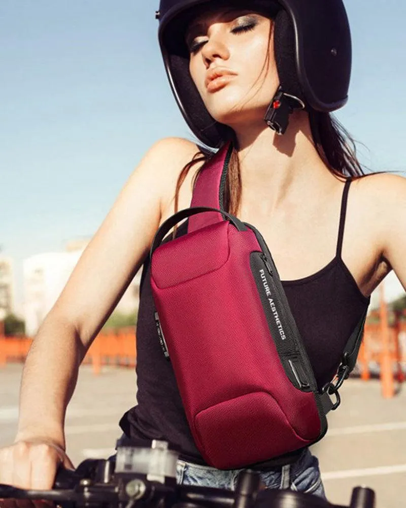 Tech Crossbody Sling Backpack