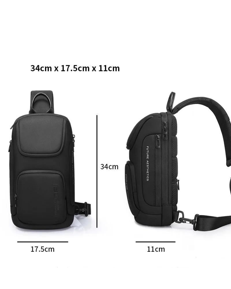 Tech Crossbody Sling Backpack