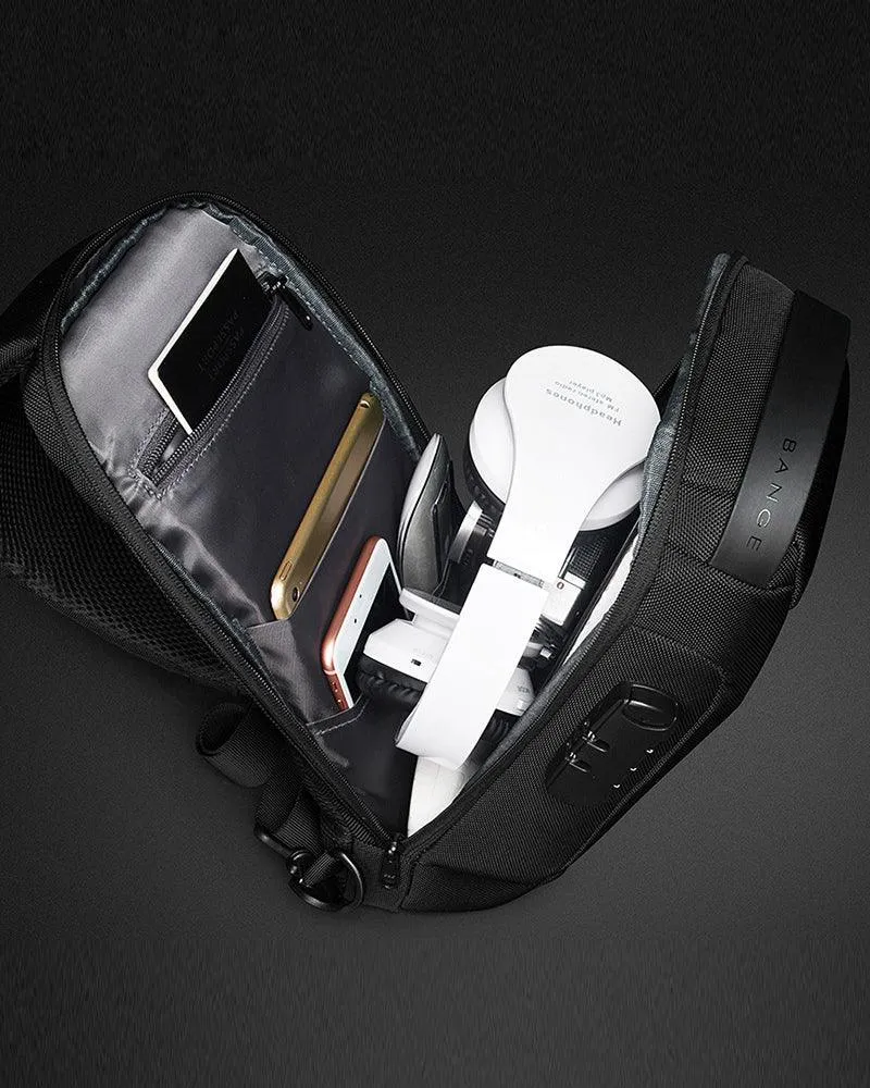 Tech Crossbody Sling Backpack