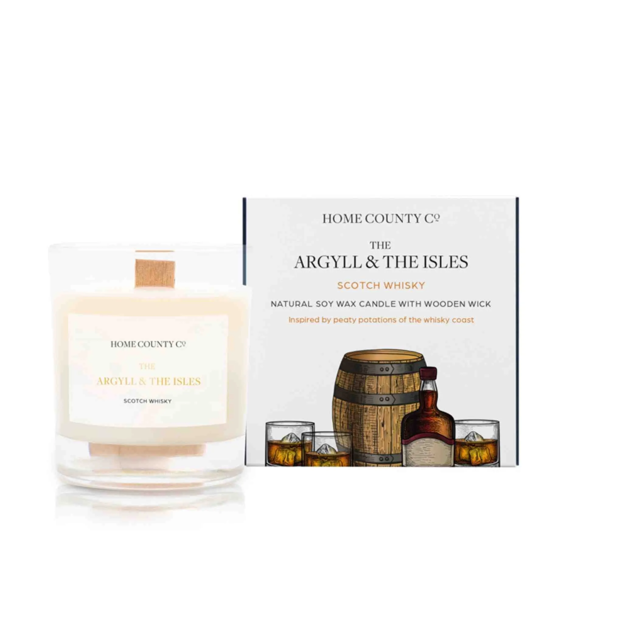 The Argyll and The Isles - Scotch Whisky Candle