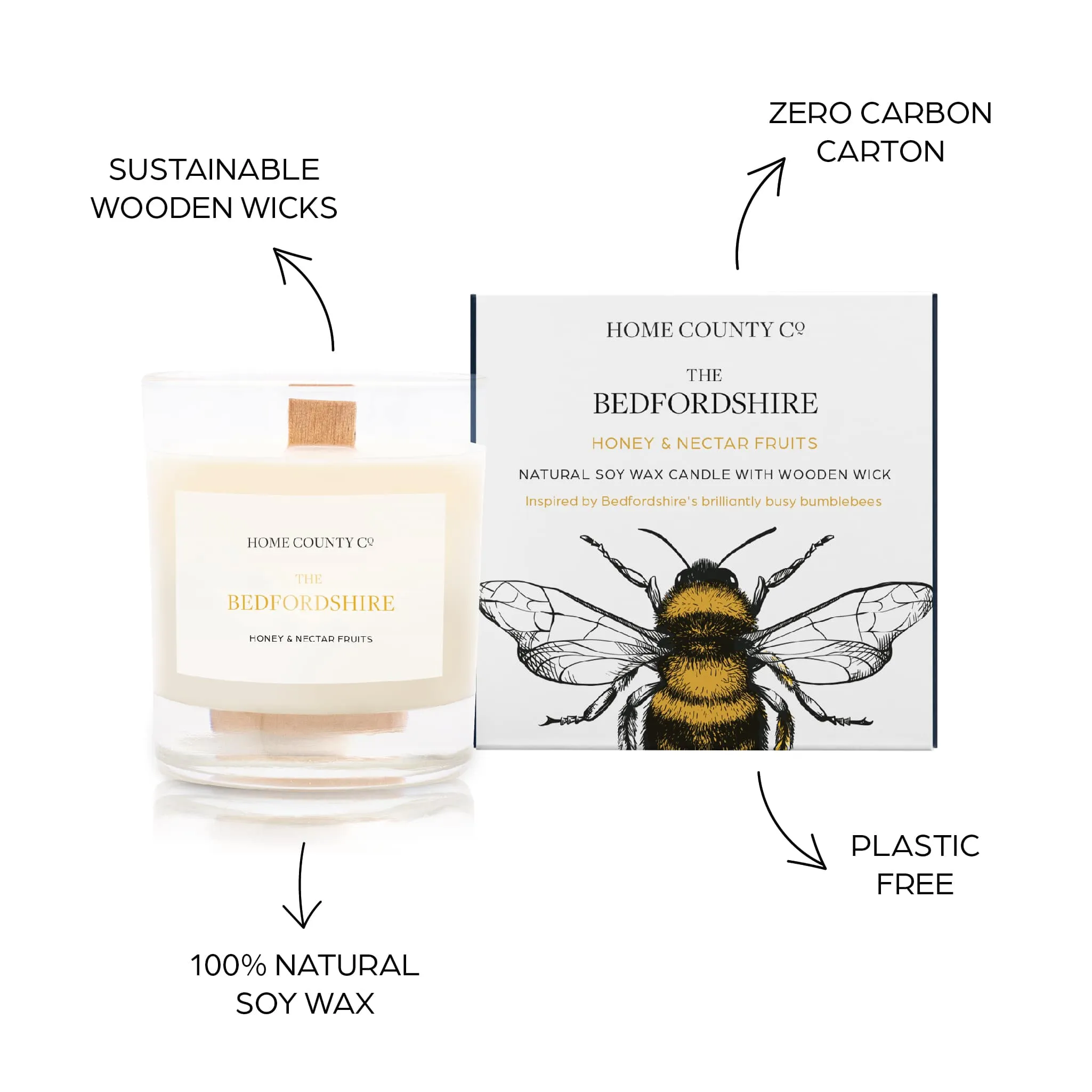 The Bedfordshire - Honey and Nectar Fruits Candle