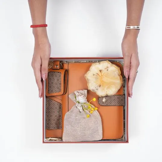 The Mindful Moments Gift Box | Perfect for Diwali- Set in Orange