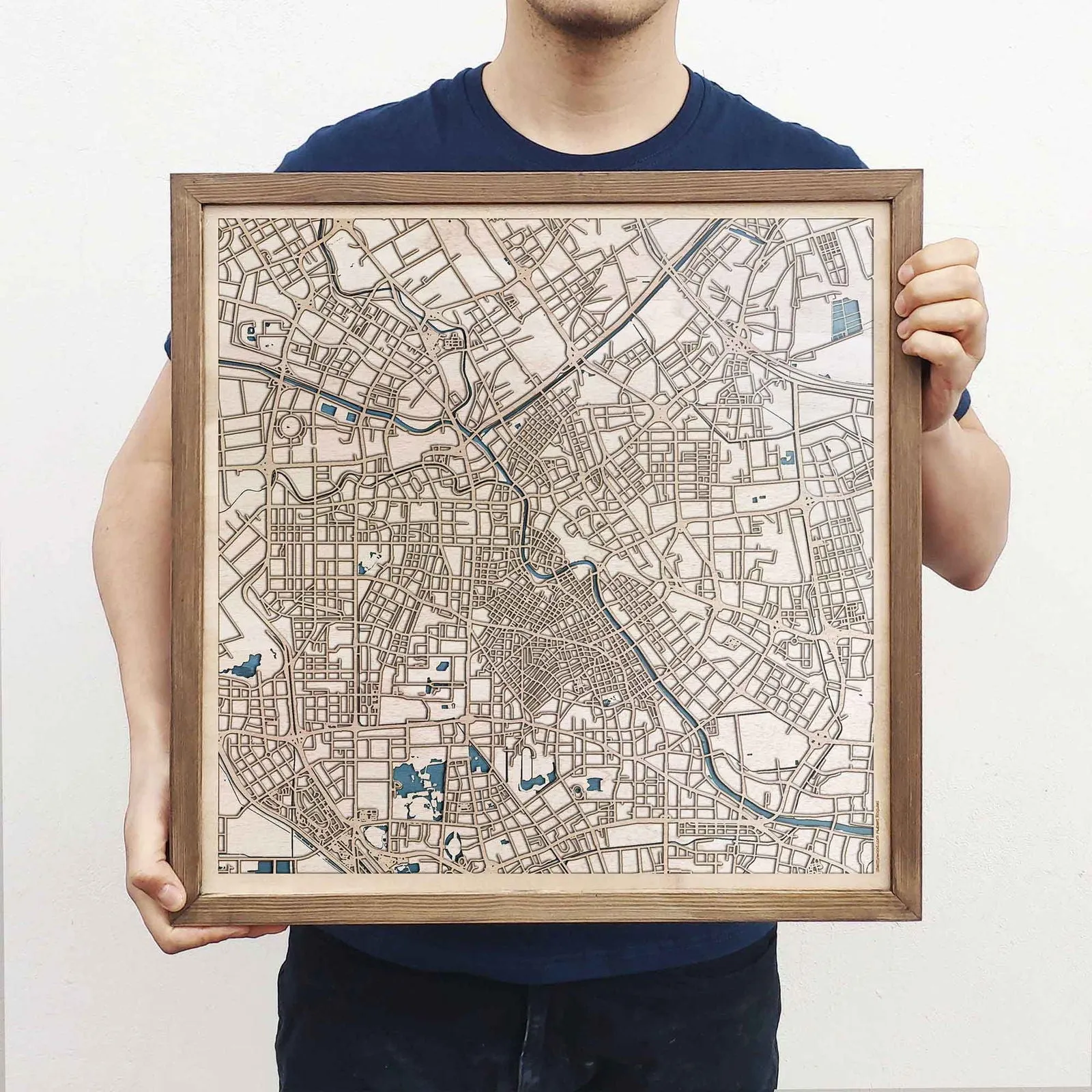 Tianjin Wooden Map