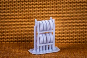 Tire Rack (Car Tires) - HO Scale