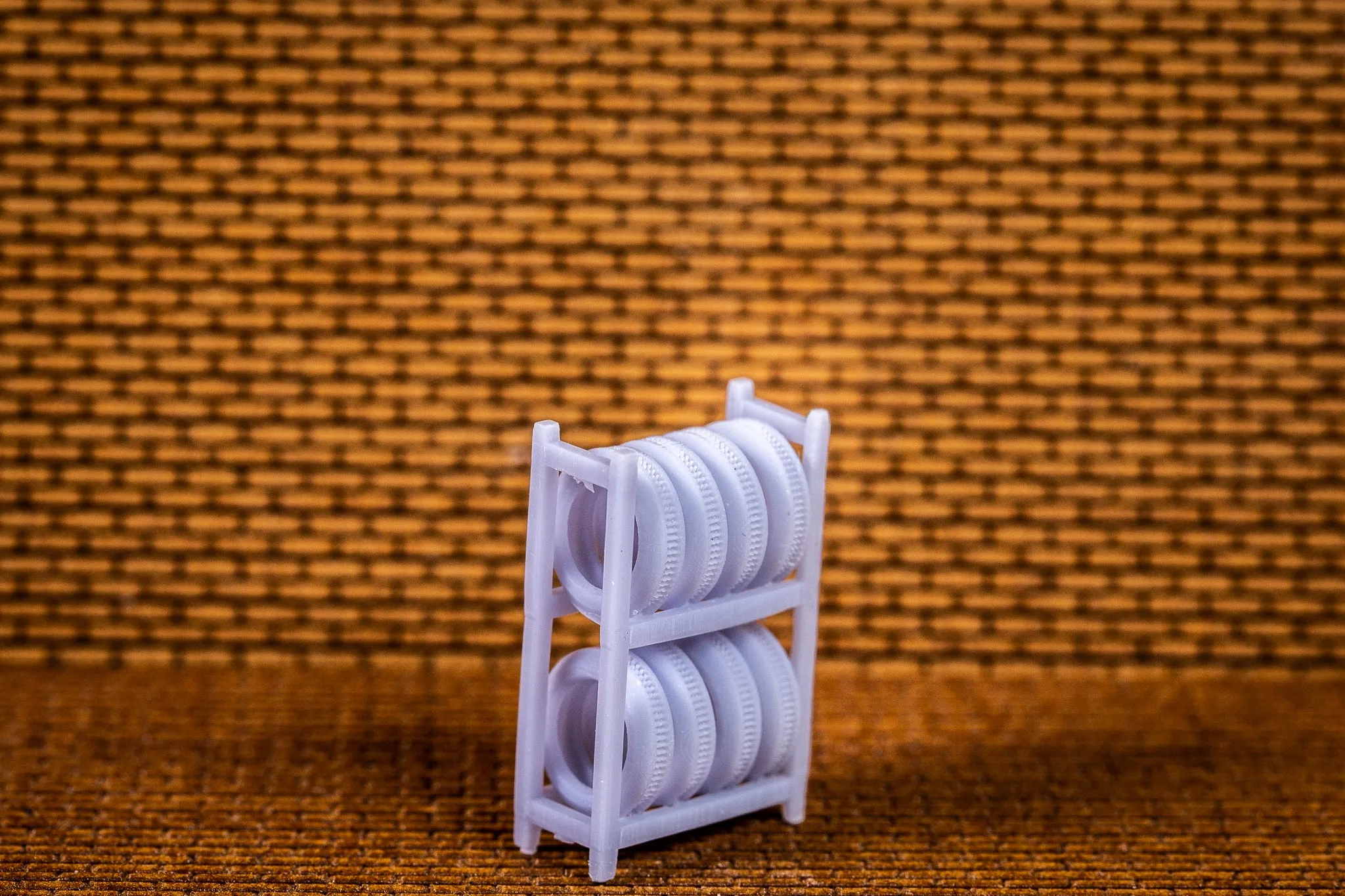 Tire Rack (Car Tires) - HO Scale