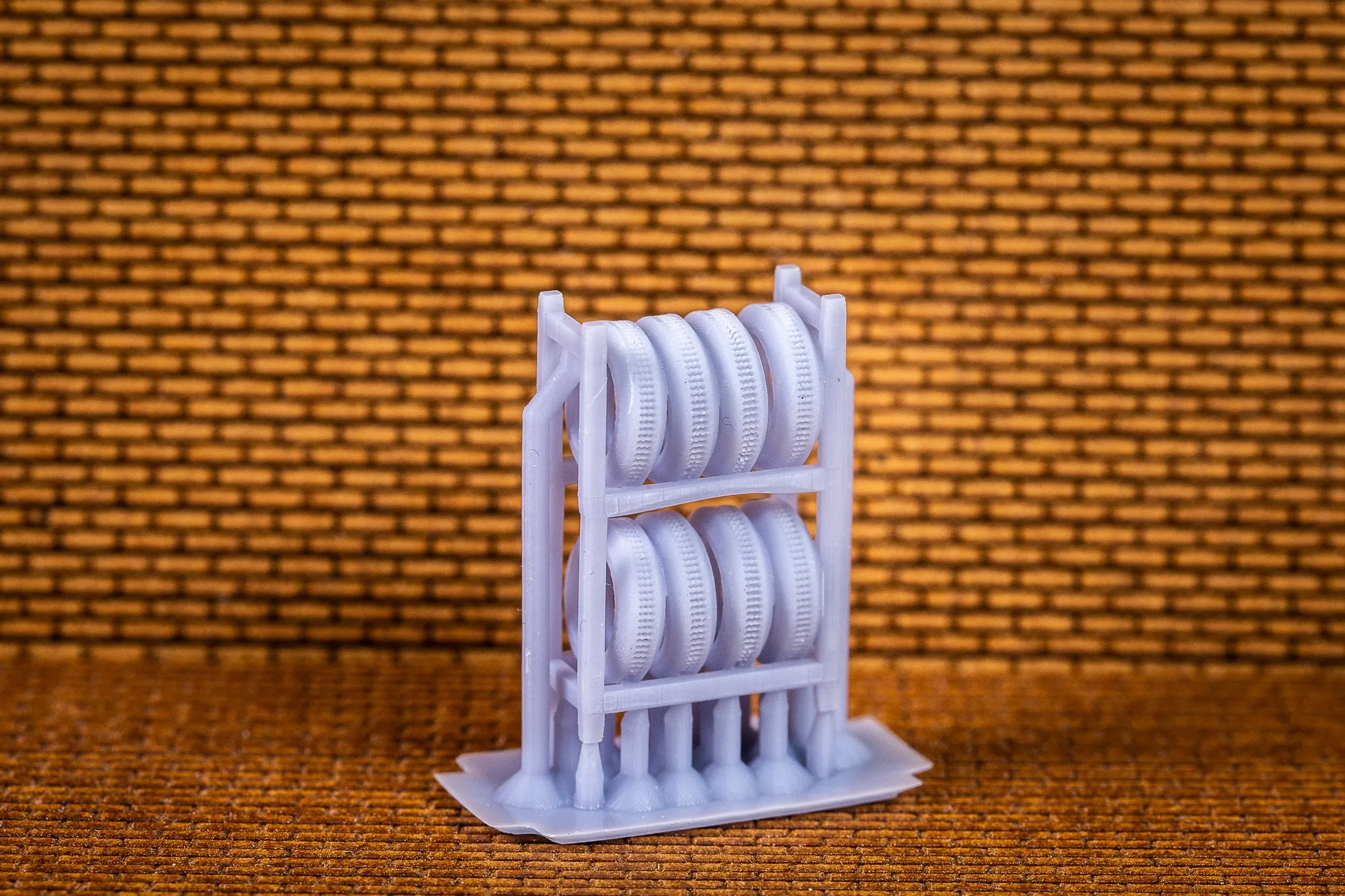 Tire Rack (Car Tires) - HO Scale