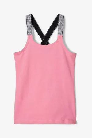 Top with glitter details - Pink