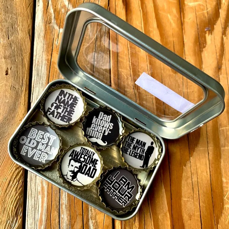 Totally Awesome Dad Magnet - Six Pack