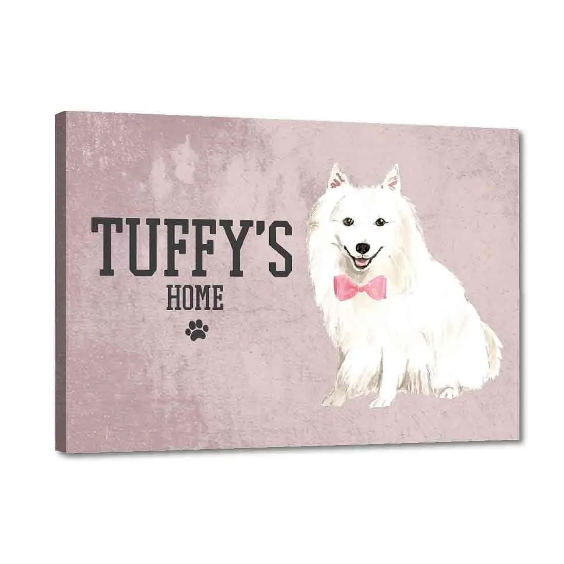Unique Beautiful Dog Nameplate -Small And Cute Pomeranian