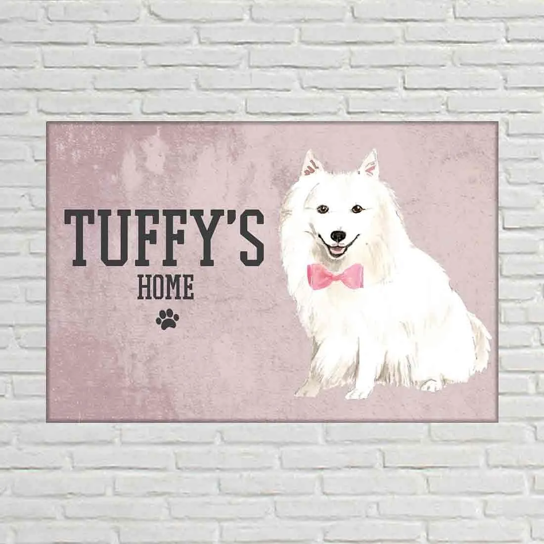 Unique Beautiful Dog Nameplate -Small And Cute Pomeranian