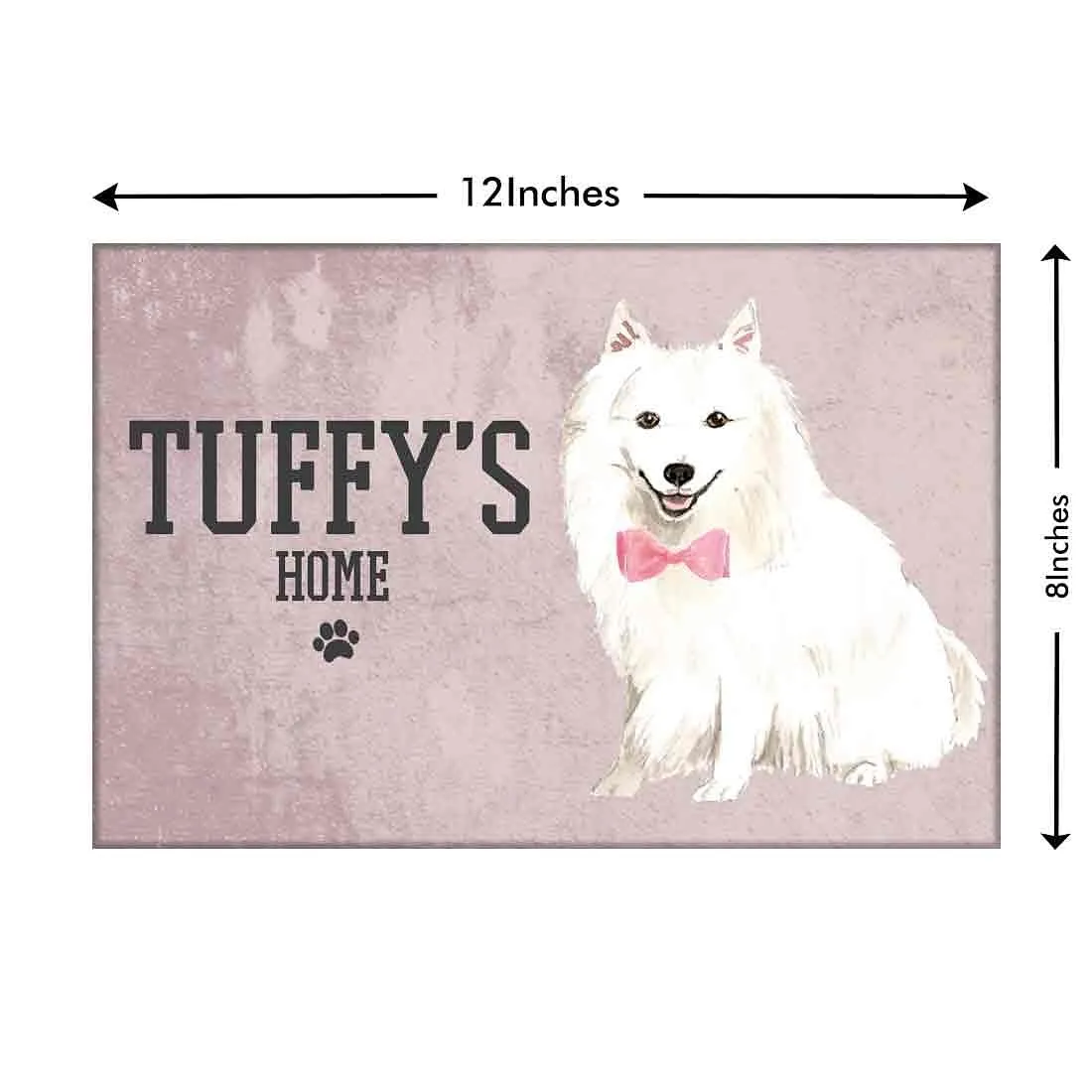 Unique Beautiful Dog Nameplate -Small And Cute Pomeranian