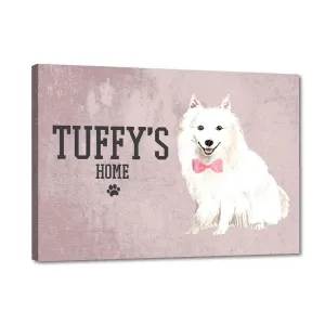 Unique Beautiful Dog Nameplate -Small And Cute Pomeranian