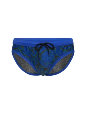 Versace   Barocco printed nylon swimsuit 