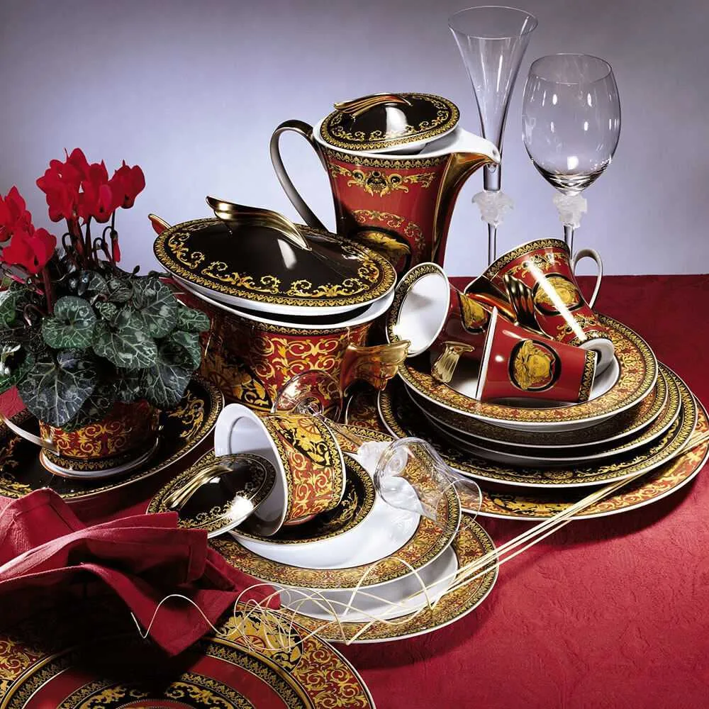 Versace meets Rosenthal Medusa Oval platter 40.5x30 cm.