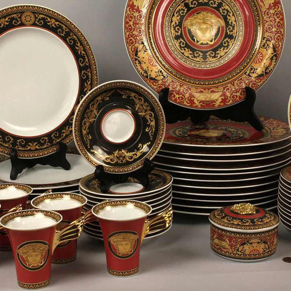 Versace meets Rosenthal Medusa Oval platter 40.5x30 cm.
