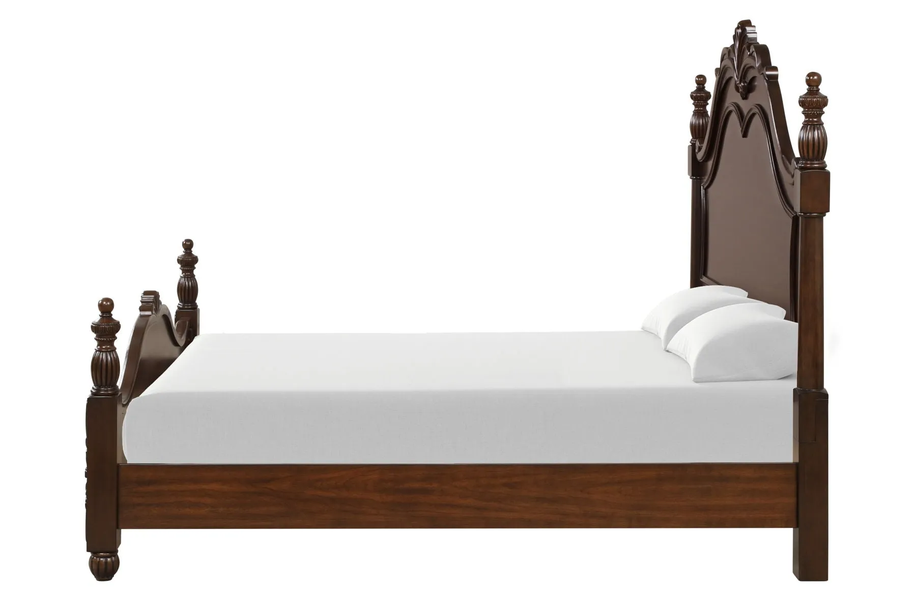 Vienna - 6/0 Western King Bed - Dark Brown