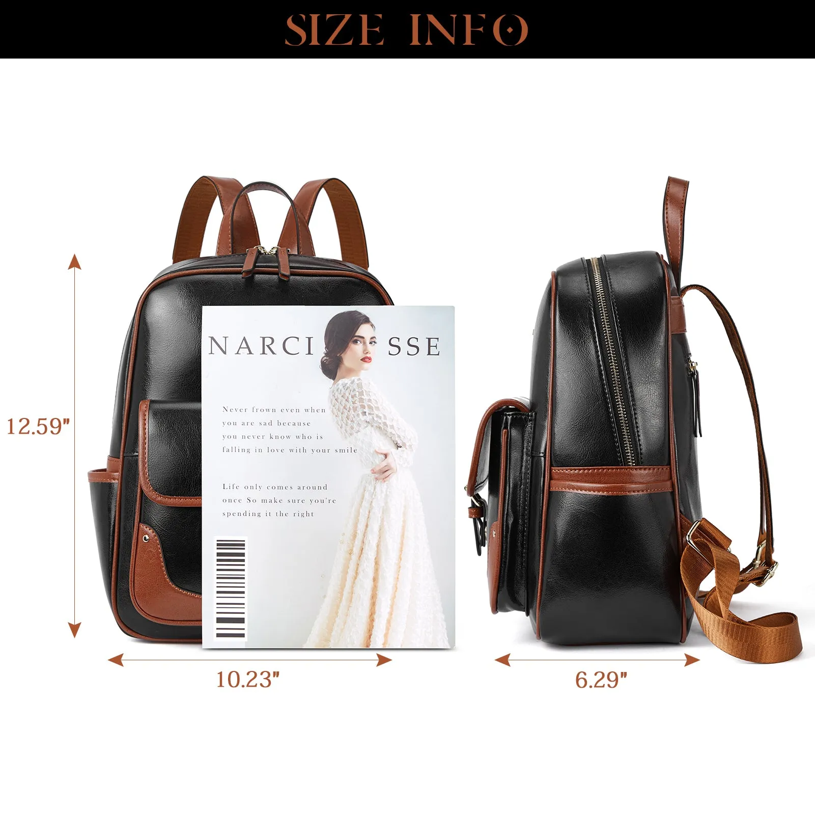 Vrba Leather Book Bag — Talent