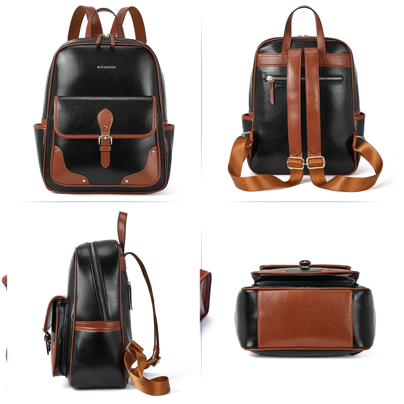 Vrba Leather Book Bag — Talent