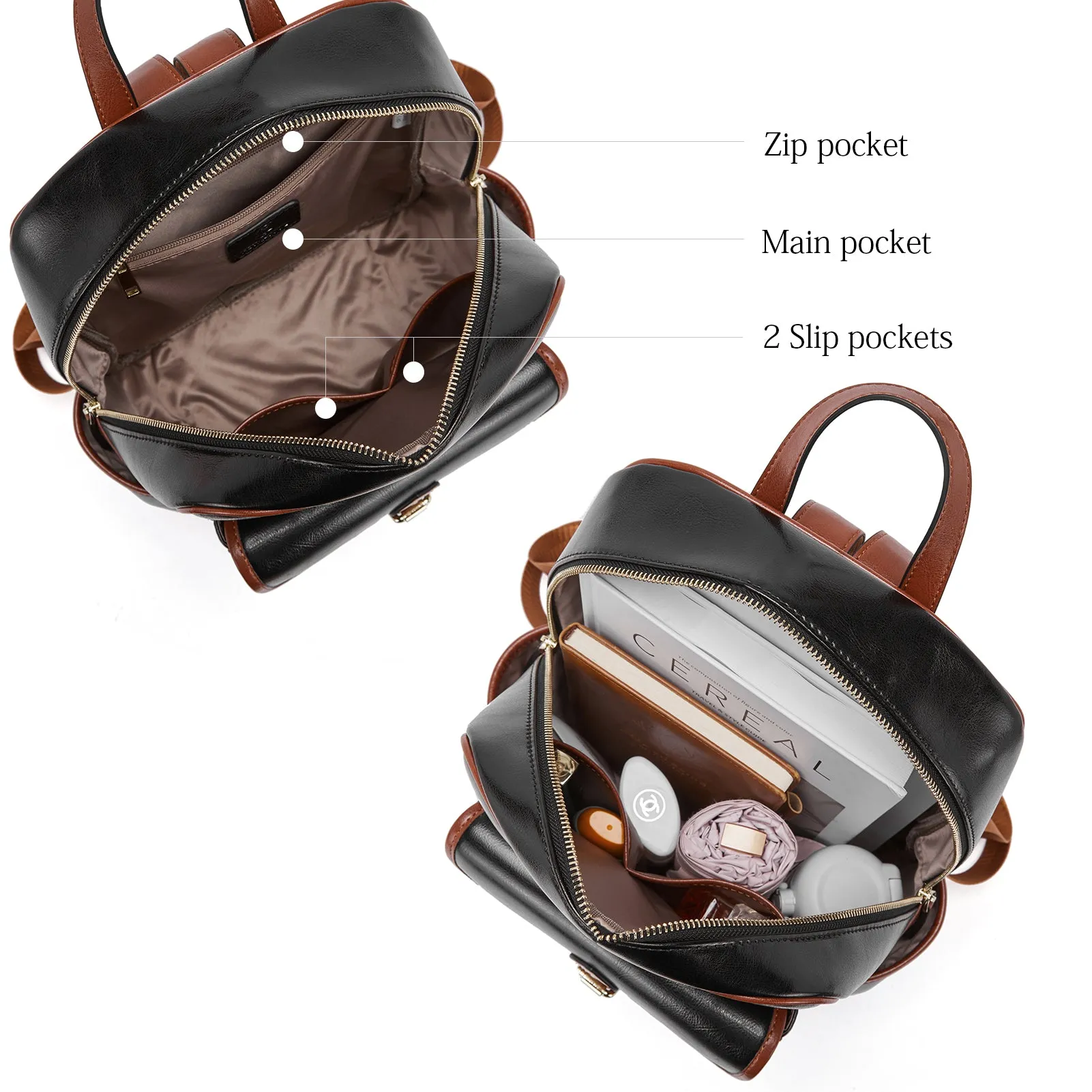 Vrba Leather Book Bag — Talent