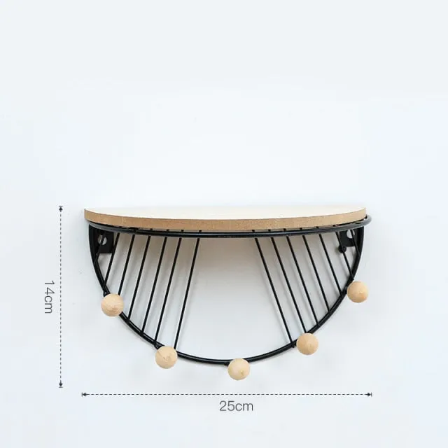 Wall Mount Gold Wall Display Decorations