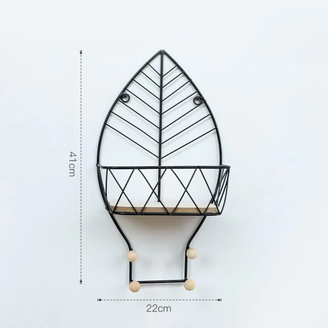 Wall Mount Gold Wall Display Decorations