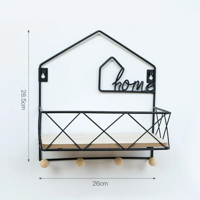 Wall Mount Gold Wall Display Decorations