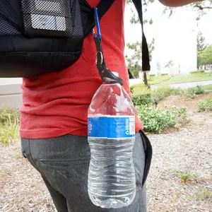 Water Bottle Holder with Carabiner - Slip On