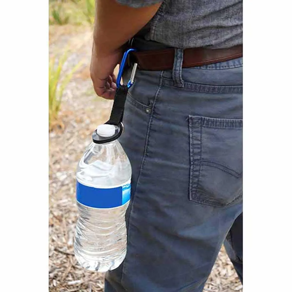 Water Bottle Holder with Carabiner - Slip On