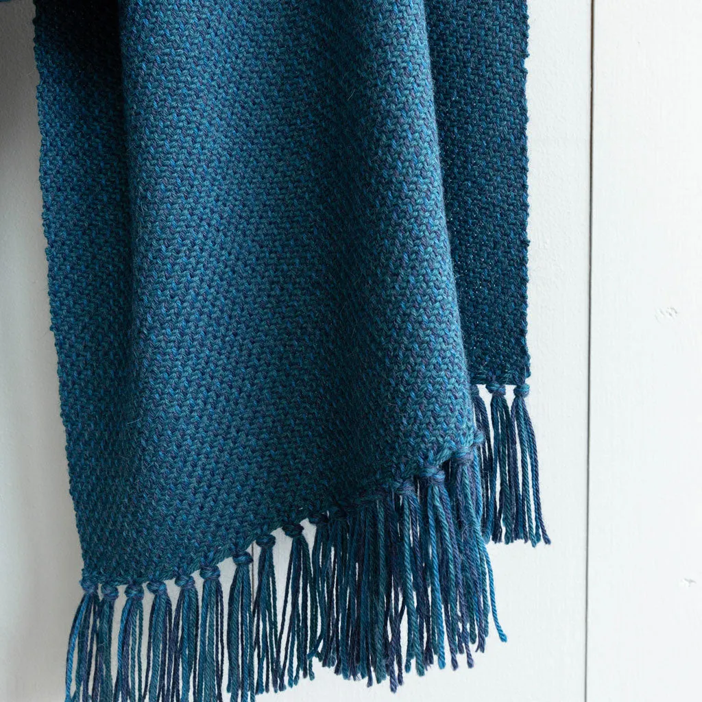 Water Study No.3 Handwoven Alpaca Wrap
