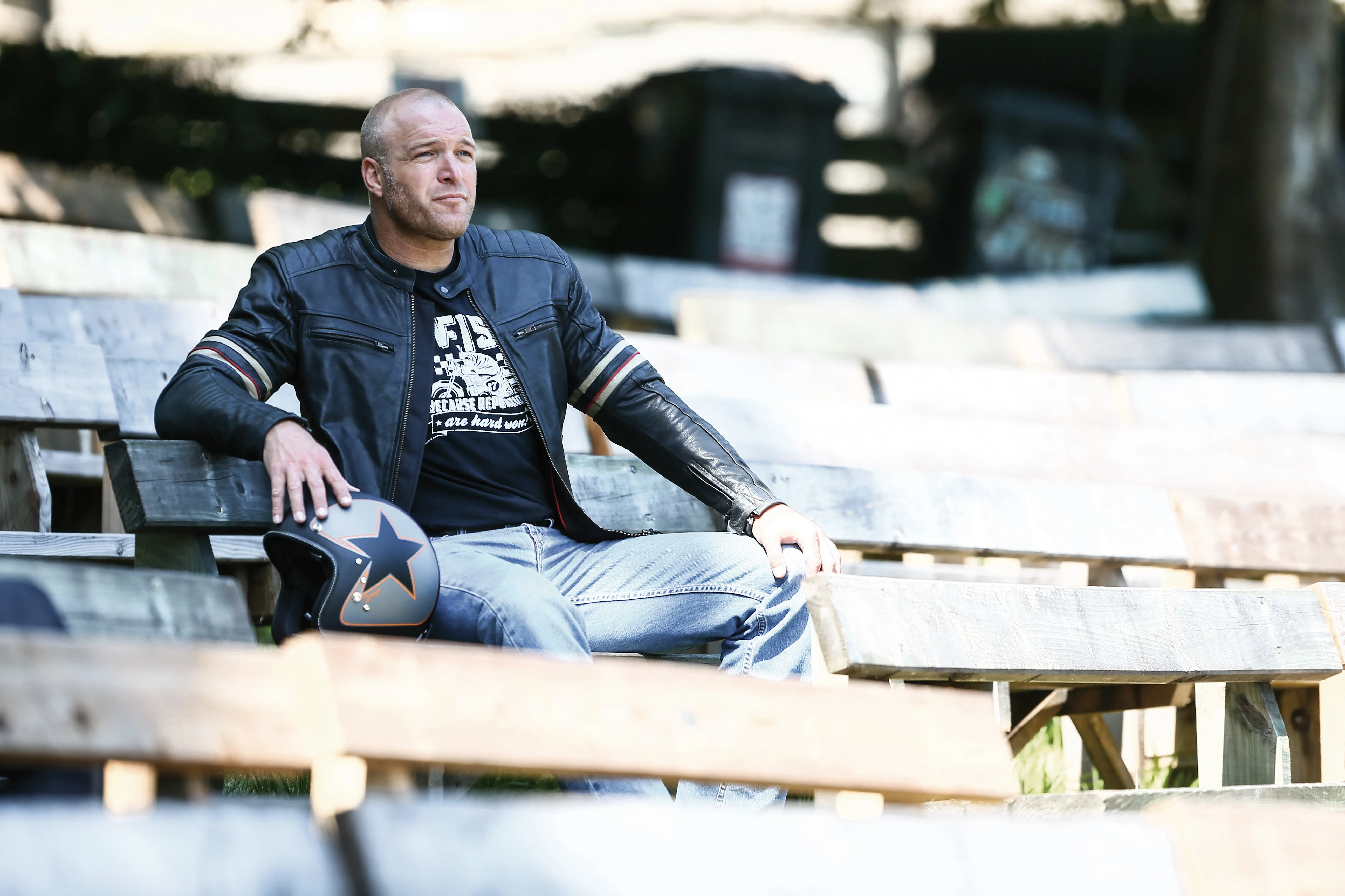 WEISE Detroit Leather Jacket - CE level 2 PPE