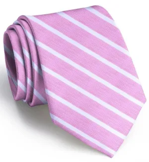 Winning Streak: Boys Tie - Pink/White