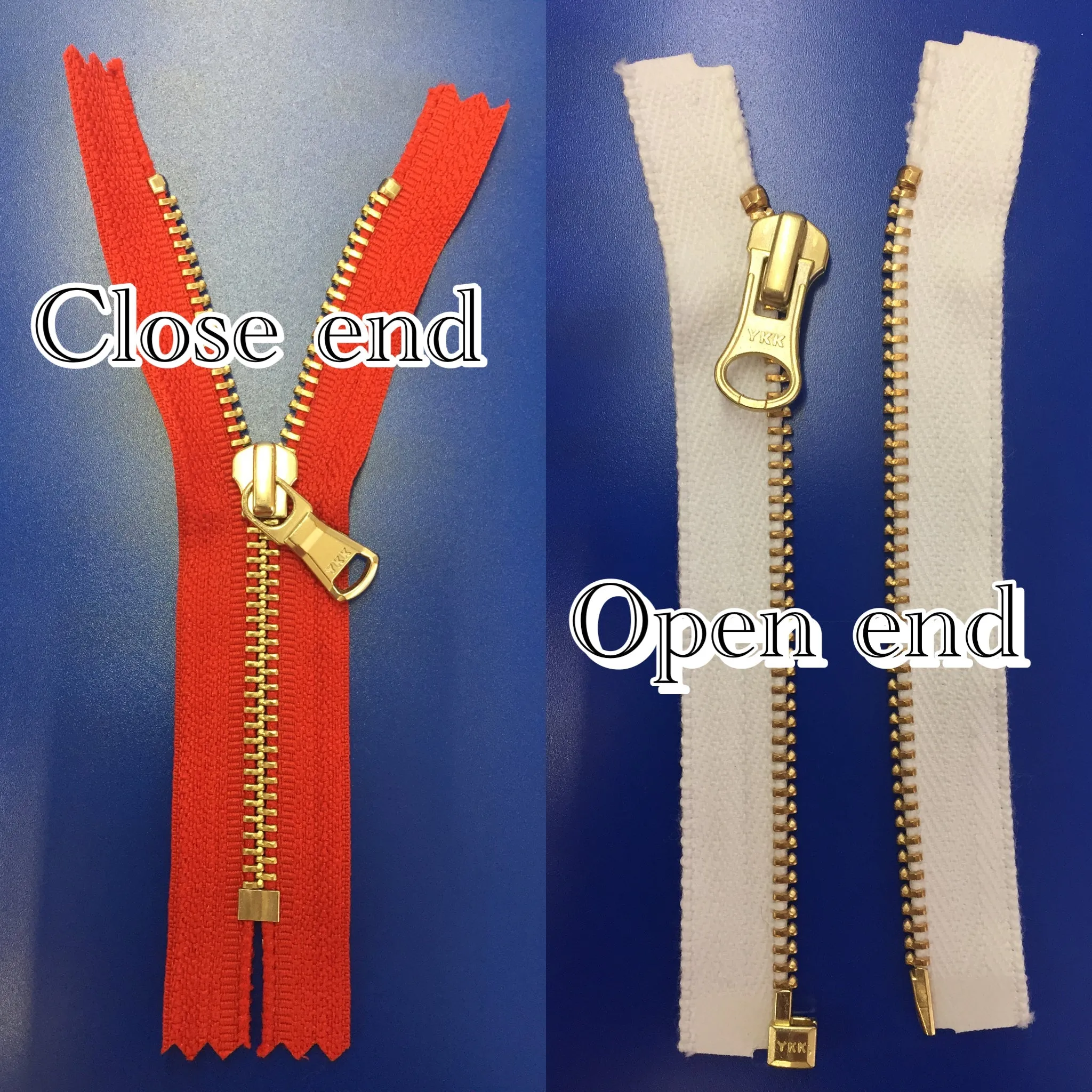 YKK® #3 Nylon Zipper c/e #501 (White)